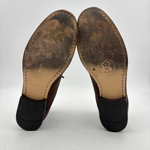 All Saints Brown Leather Lace-Up Boots main image 6